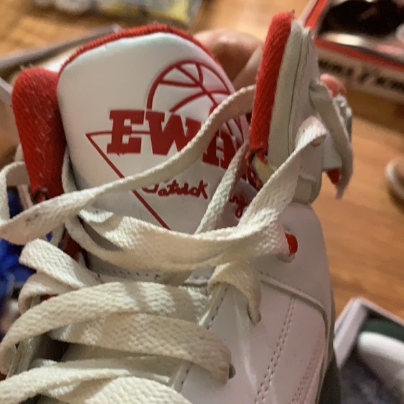 White, Green and Red Patrick Ewing Shoes - Picture 3 of 3